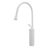 Sink Faucet Stylish Design Convenient Rotation Counter Basin Water Tap for Bathroom Home Hotel White