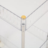 Kitchen Storage Rack Cart Multifunctional 3 Layers ABS Slim Rolling Utility Cart for Bathroom Snacks Cosmetics In Australia - Darrahopens