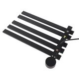 Heated Towel Rack Aluminum 5 Bars Smart Constant Temperature Towel Warmer Electric Towel Drying Rack for Bathroom Black AU Plug 220V