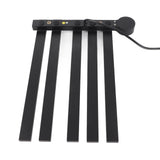 Heated Towel Rack Aluminum 5 Bars Smart Constant Temperature Towel Warmer Electric Towel Drying Rack for Bathroom Black AU Plug 220V