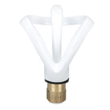 Waterfall Bathroom Faucet Single Handle Hot Cold Bathroom Sink Faucet Vanity Faucet Snake Head Shape White