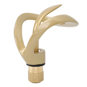 Waterfall Bathroom Faucet Single Handle Hot Cold Bathroom Sink Faucet Vanity Faucet Snake Head Shape Brushed Gold In Australia - Darrahopens