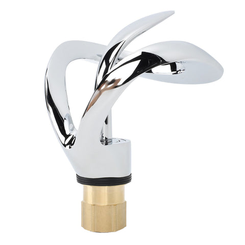 Waterfall Bathroom Faucet Single Handle Hot Cold Bathroom Sink Faucet Vanity Faucet Snake Head Shape Electroplated In Australia - Darrahopens