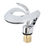 Waterfall Bathroom Faucet Single Handle Hot Cold Bathroom Sink Faucet Vanity Faucet Snake Head Shape Electroplated