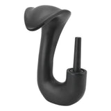 Waterfall Basin Faucet Single Handle Copper Modern Hot Cold Vanity Mixer Tap for Bathroom Toilet Black In Australia - Darrahopens