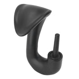 Waterfall Basin Faucet Single Handle Copper Modern Hot Cold Vanity Mixer Tap for Bathroom Toilet Black