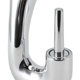 Waterfall Basin Faucet Single Handle Copper Modern Hot Cold Vanity Mixer Tap for Bathroom Toilet Plated