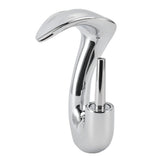 Waterfall Basin Faucet Single Handle Copper Modern Hot Cold Vanity Mixer Tap for Bathroom Toilet Plated