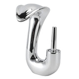 Waterfall Basin Faucet Single Handle Copper Modern Hot Cold Vanity Mixer Tap for Bathroom Toilet Plated