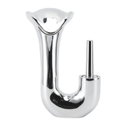 Waterfall Basin Faucet Single Handle Copper Modern Hot Cold Vanity Mixer Tap for Bathroom Toilet Plated