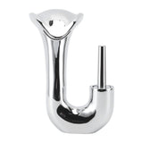 Waterfall Basin Faucet Single Handle Copper Modern Hot Cold Vanity Mixer Tap for Bathroom Toilet Plated