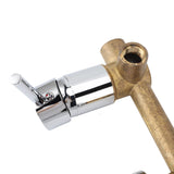 Wall Basin Faucet Single Handle Hot Cold Spout Full Copper Wall Mounted Sink Mixer Tap for Home Hotel Bathroom In Australia - Darrahopens