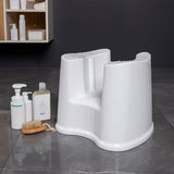Shower Chair Thickened Anti Slip Stable Bath Stool Chair for Elderly Pregnant Women