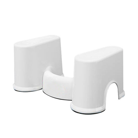 Toilet Step Stool Plastic Non Slip Multifunctional Toilet Poop Foot Stool for Home