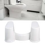 Toilet Step Stool Plastic Non Slip Multifunctional Toilet Poop Foot Stool for Home