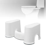 Toilet Step Stool Plastic Non Slip Multifunctional Toilet Poop Foot Stool for Home