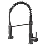 Kitchen Sink Faucet Rotate Hot Cold Water Stainless Steel Faucet