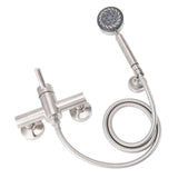 Shower Faucet Set Shower System Stainless Steel Water Saving Multifunction Handheld Shower and Rain Shower Combo Set for Bathroom