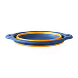 Foldable Dishpan for Washing Dishes Plastic Round Hanging Folding Basin Bucket Sink Dish Tub with Hook for Kitchen RV Camping L