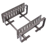 Bathroom Storage Shelf Double Layer Aluminium Alloy Surrounding Edges Wall Mounted Shower Shelf