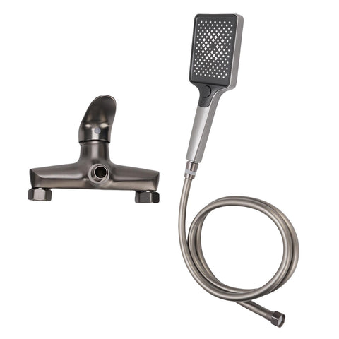 Handheld Shower Head System Kit Copper High Pressure Bathroom Shower Valve Kit with Hose Holder In Australia - Darrahopens