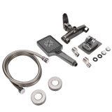 Handheld Shower Head System Kit Copper High Pressure Bathroom Shower Valve Kit with Hose Holder
