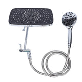Showerhead Combo Stainless Steel 12 Inch Rain Shower Head with Adjustable Extension Arm and Handheld Spray for Bathroom Accessories In Australia - Darrahopens