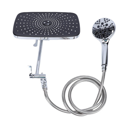 Showerhead Combo Stainless Steel 12 Inch Rain Shower Head with Adjustable Extension Arm and Handheld Spray for Bathroom Accessories In Australia - Darrahopens