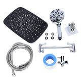 Showerhead Combo Stainless Steel 12 Inch Rain Shower Head with Adjustable Extension Arm and Handheld Spray for Bathroom Accessories In Australia - Darrahopens