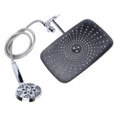 Showerhead Combo Stainless Steel 12 Inch Rain Shower Head with Adjustable Extension Arm and Handheld Spray for Bathroom Accessories