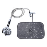 Showerhead Combo Stainless Steel 12 Inch Rain Shower Head with Adjustable Extension Arm and Handheld Spray for Bathroom Accessories