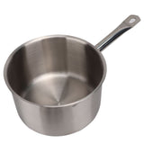 Stainless Steel Composite Bottom Cooking Pot Single Handle Saucepan with Lid Kitchen Cookware In Australia - Darrahopens