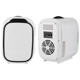 6L Mini Portable Car Refrigerator Electric Fridge Cooler Warmer for Makeup Foods MedicationEU Plug 220V