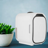 6L Mini Portable Car Refrigerator Electric Fridge Cooler Warmer for Makeup Foods MedicationEU Plug 220V