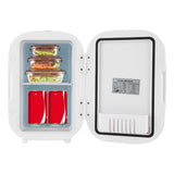 6L Mini Portable Car Refrigerator Electric Fridge Cooler Warmer for Makeup Foods MedicationEU Plug 220V
