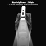 Multifunction 120W 4‑In‑1 USB Rechargeable Cordless Vacuum Cleaner with Light for Home Car Use
