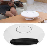 Intelligent Desktop Electric Heater Home Office Heating Cooling Dual Use Fan HeaterUS Plug 110V
