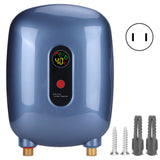 Electric Hot Water Heater 3‑Second Household Instant Water Heating Bathroom Shower HeaterUS Plug 110V 3000W