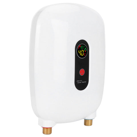Mini Hot Water Heater Electric Fixed Frequency Water Heating Appliance for Bathroom ShowerEU Plug 220V 3500W