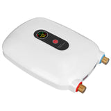 Mini Hot Water Heater Electric Fixed Frequency Water Heating Appliance for Bathroom ShowerEU Plug 220V 3500W