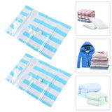 Travel Vacuum Bag Reusable Clothes Quilt Blanket Storage Bags with 3.5cm Air Inlet60x40cm