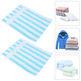 Travel Vacuum Bag Reusable Clothes Quilt Blanket Storage Bags with 3.5cm Air Inlet80x60cm