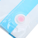 Travel Vacuum Bag Reusable Clothes Quilt Blanket Storage Bags with 3.5cm Air Inlet80x60cm