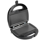 750W 3in1 Breakfast Machine DoubleSided Heating Sandwich Maker Electric Waffle Maker