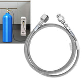 G5/8‑14 // TR21‑4 CO2 Gas Cylinder External Soda Hose Adapter Kit Soda Accessory 1.8m