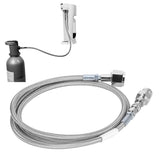 G5/8‑14 // TR21‑4 CO2 Gas Cylinder External Soda Hose Adapter Kit Soda Accessory 1.8m