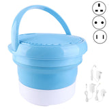 7L Portable Washing Machine Mini Foldable Washing Machine Portable Laundry Washer BlueEU Plug 100‑240V