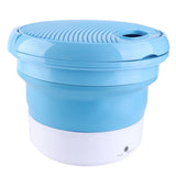 7L Portable Washing Machine Mini Foldable Washing Machine Portable Laundry Washer BlueEU Plug 100‑240V