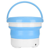7L Portable Washing Machine Mini Foldable Washing Machine Portable Laundry Washer BlueEU Plug 100‑240V