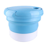 7L Portable Washing Machine Mini Foldable Washing Machine Portable Laundry Washer BlueEU Plug 100‑240V